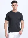 Eco-Friendly Charcoal Round Neck T-Shirt